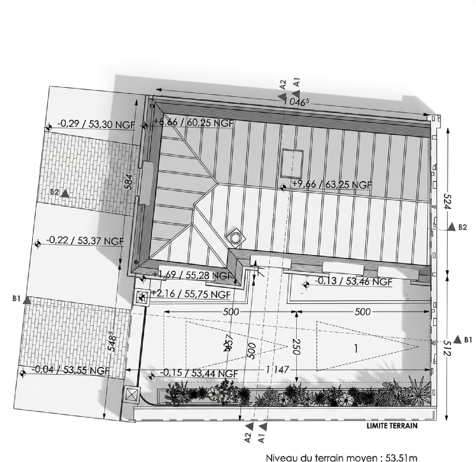 PLAN DE MASSE PROJET