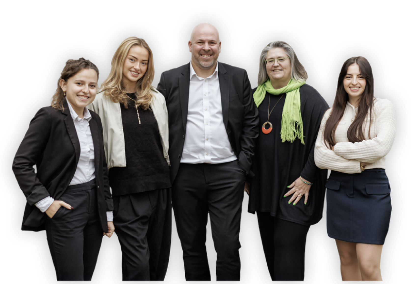 L’équipe de l’agence — 5 personnes