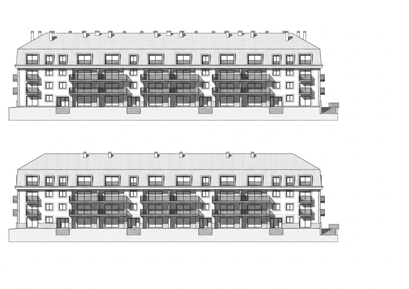 BÂTIMENT A FACADE AVANT | AVANT/APRÈS
